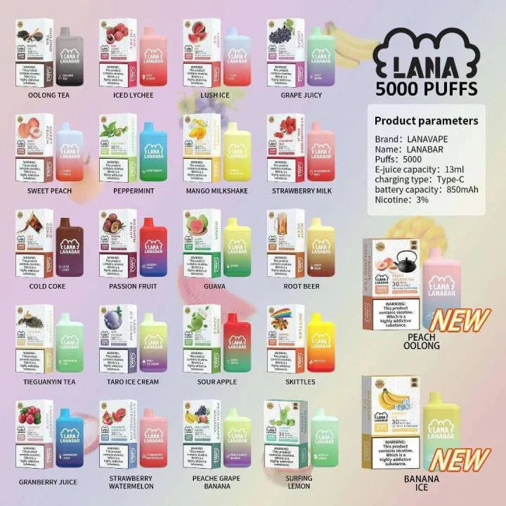 LANA BAR 5000 PUFFs