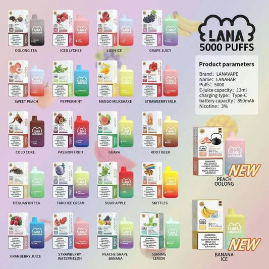 LANA BAR 5000 PUFFs
